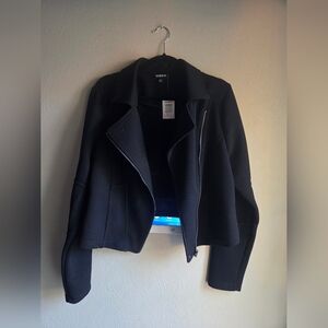 NWT Torrid Black Knit Moto Jacket
